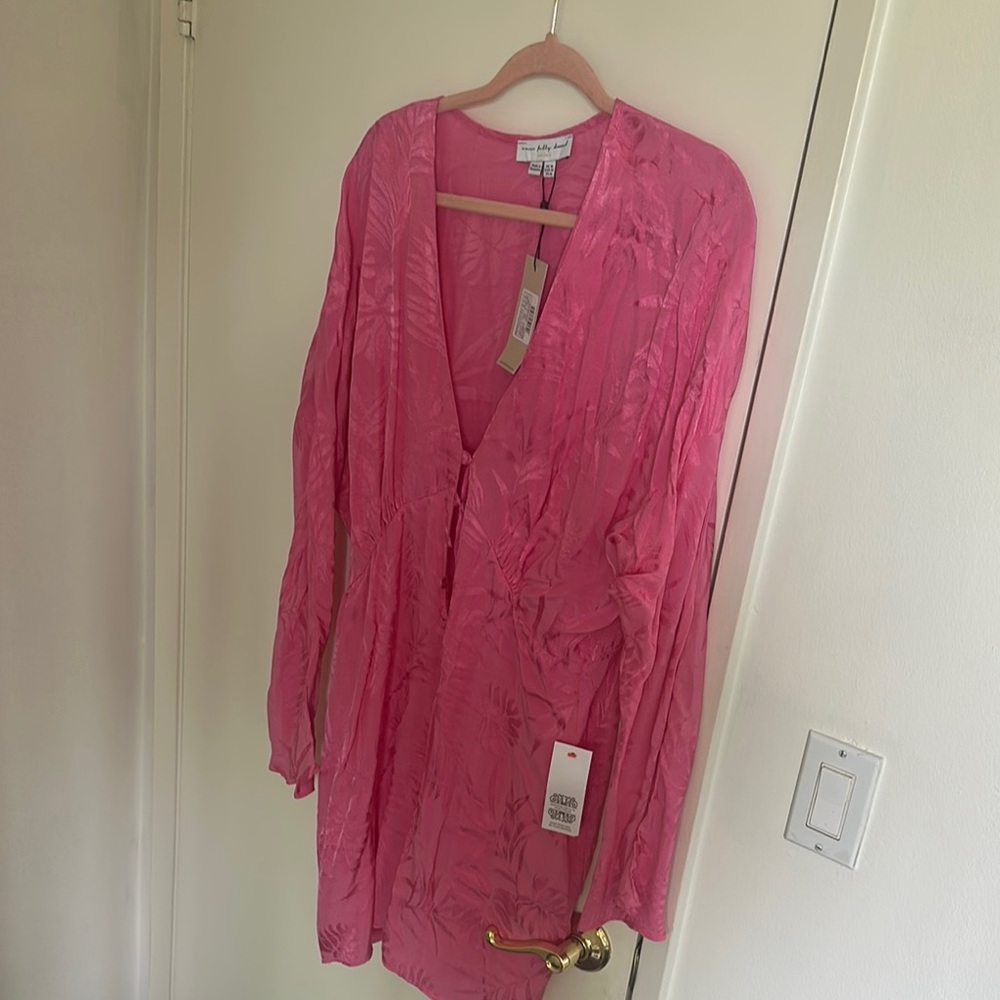 Pink Long Sleeve Dress